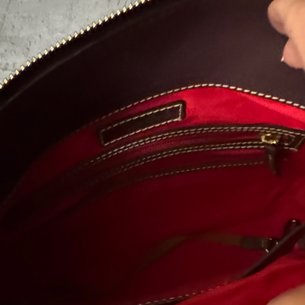 Dooney & Bourke plum satchel - Picture 4 of 6